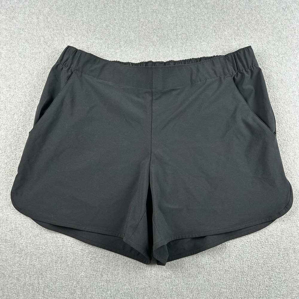 Columbia Shorts Womens XL AK2470 Black Stretch Active Outdoor Sport